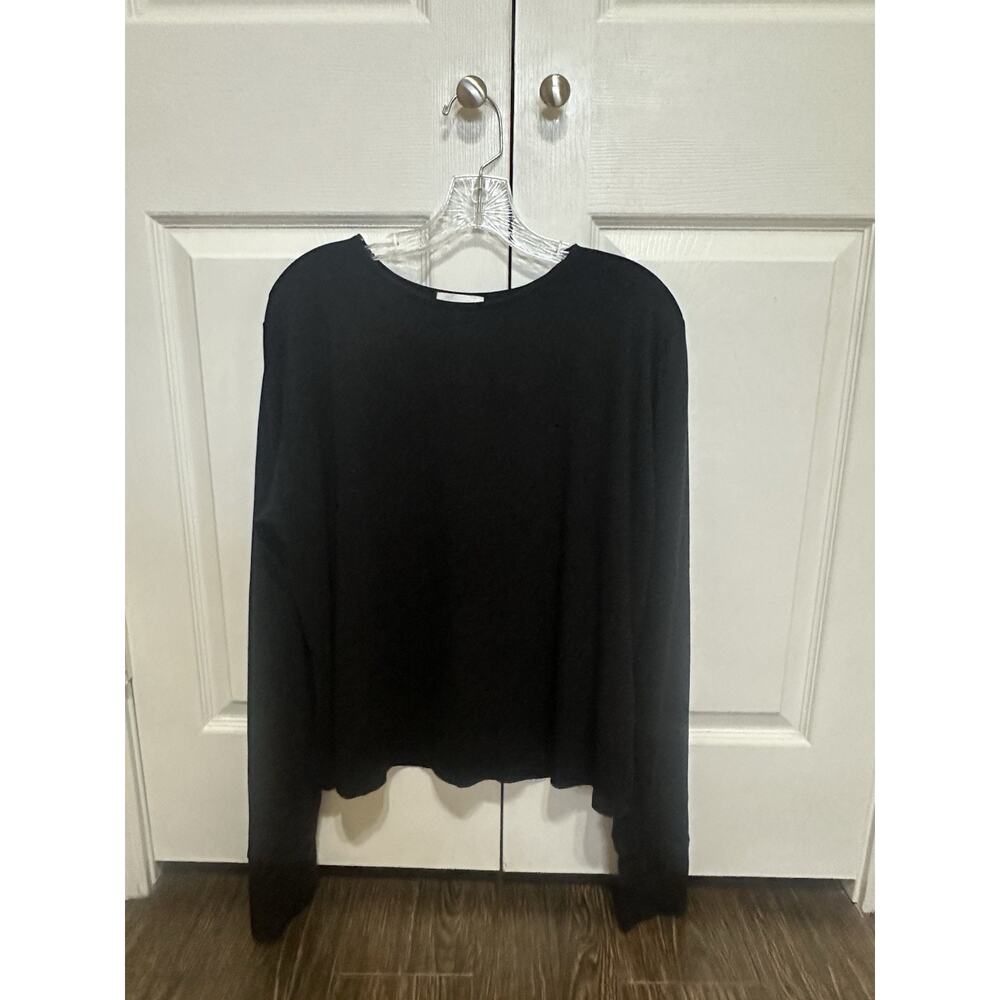 Marcella Top Womens Long Sleeve Stretchy Tencel Blend 3XL XXXL
